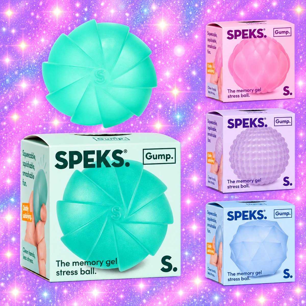 SPEKS Textured Gump Ball (Qty:1 Assorted Colors)