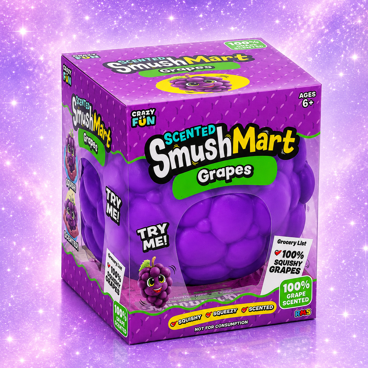 Smush Mart Jumbo Grapes Squishy