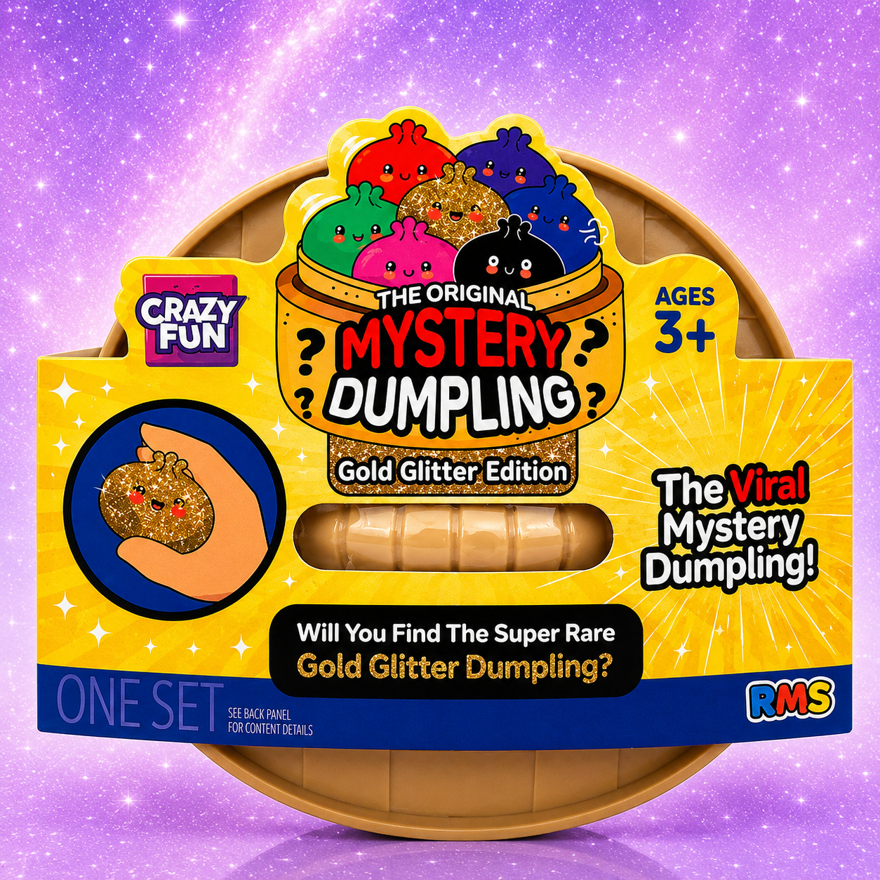 Original RMS Mystery Dumpling - Gold Glitter Edition