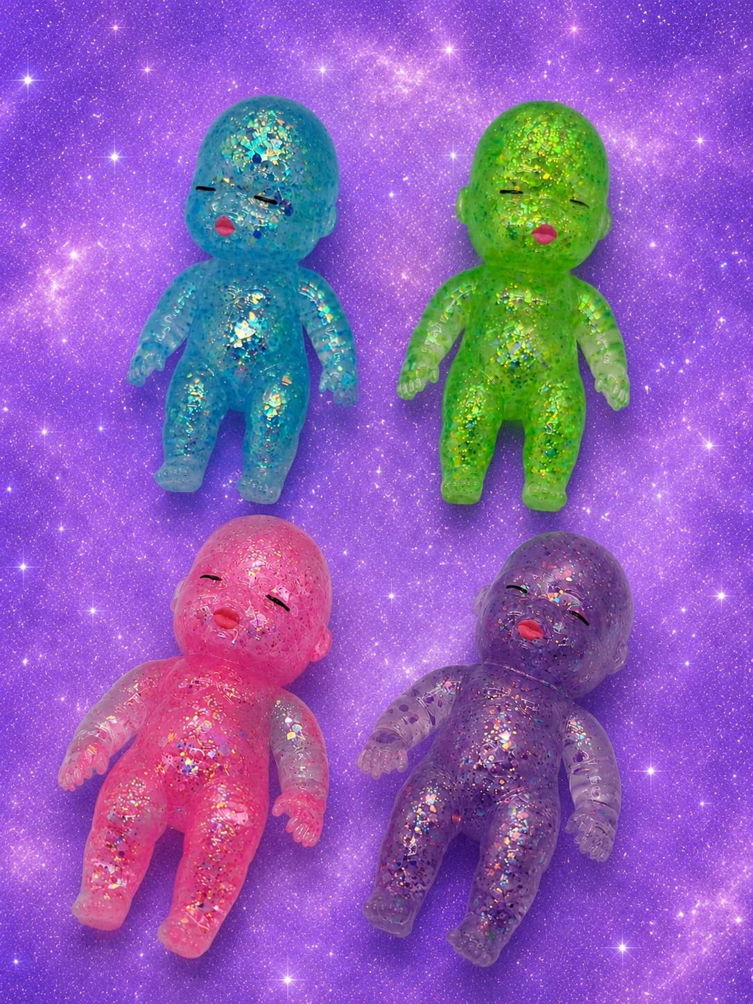 Big Baby Glitter Squishy