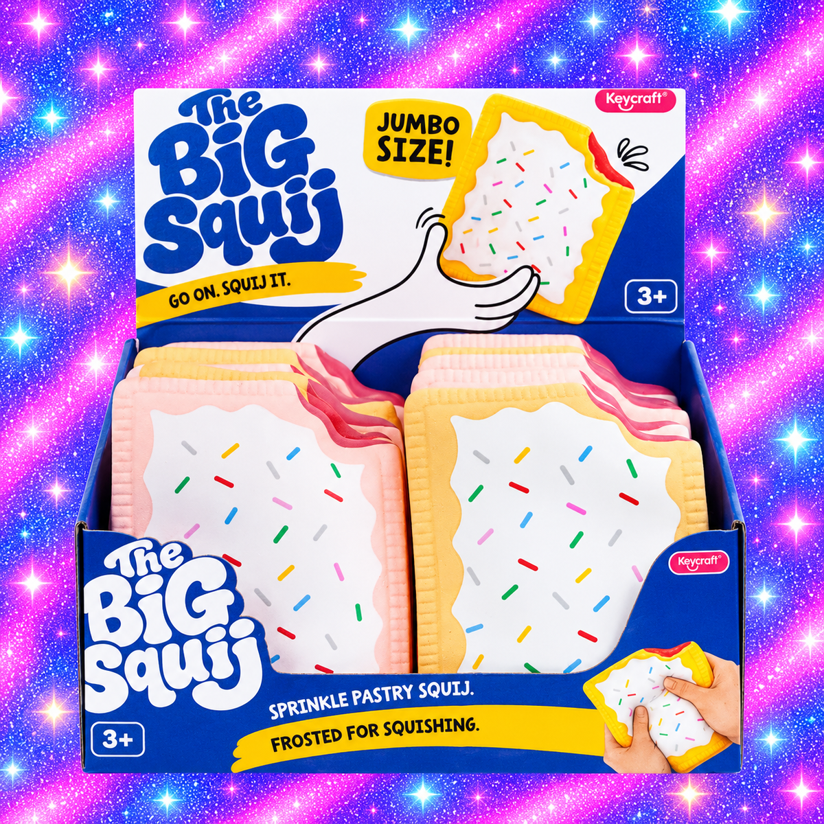 Jumbo Pop Tart Squishy (Qty:1 Assorted Colors)
