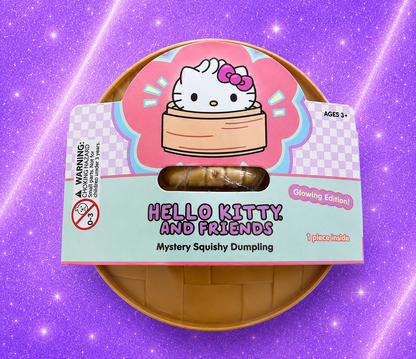 Hello Kitty And Friends Mystery Squishy Dumpling - Glowing Edition