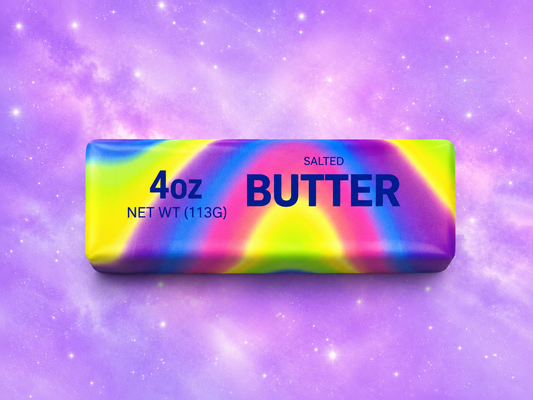 Slow Rise Small Rainbow Butter