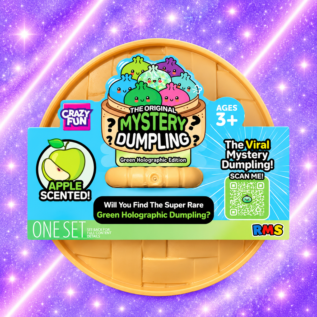 Original RMS Mystery Dumpling - Green Holographic Edition