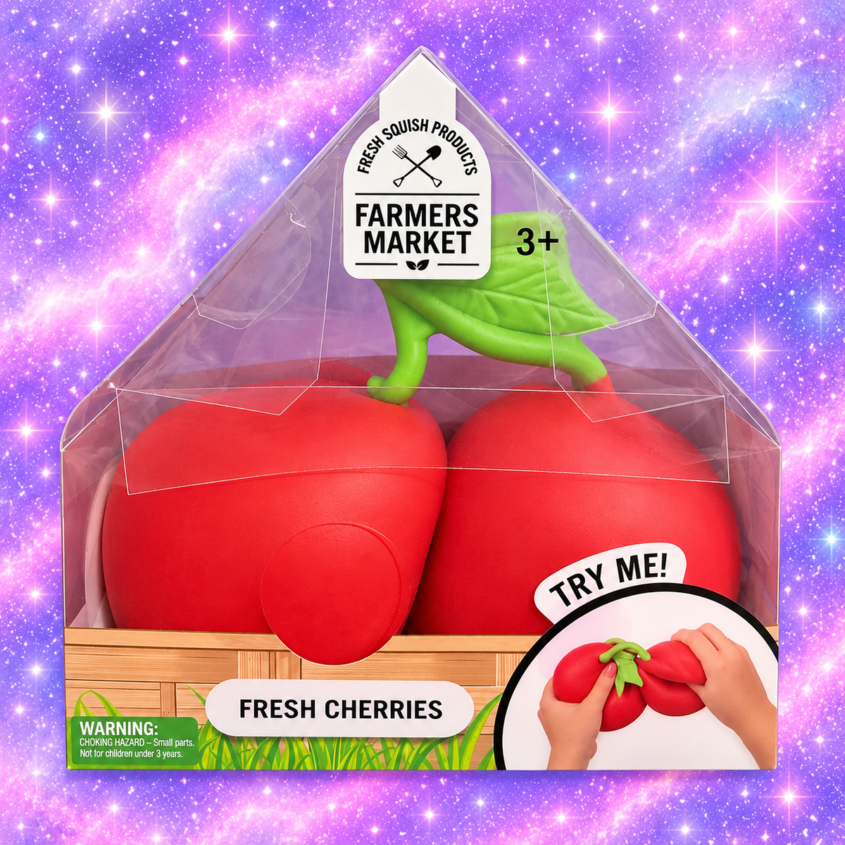 Jumbo Cherries Squishy