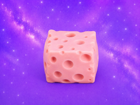Medium Pink Cheese Squishy
