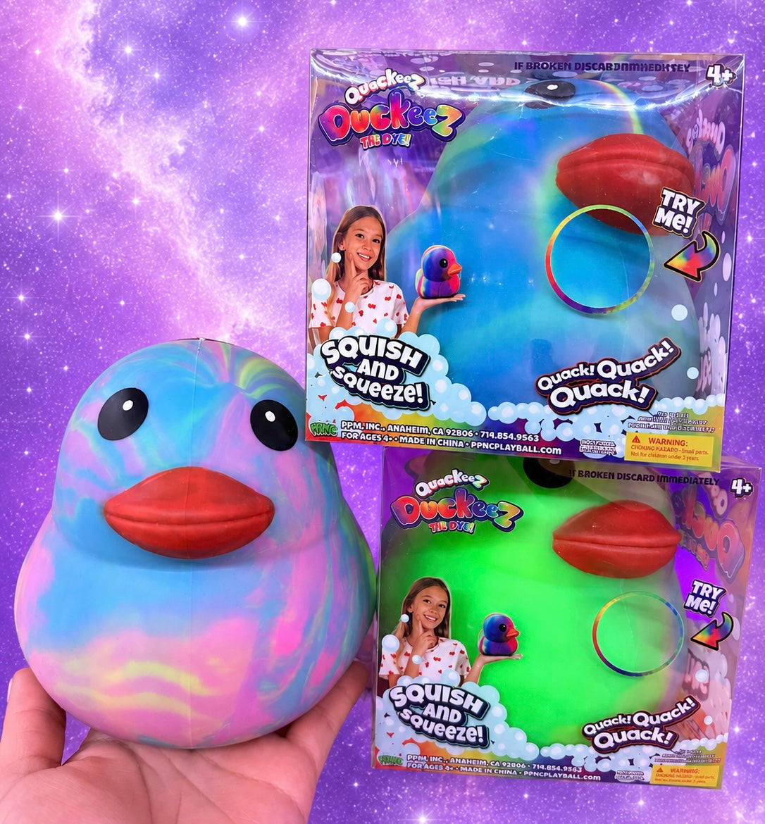 Jumbo Tie Dye Duck Squishy