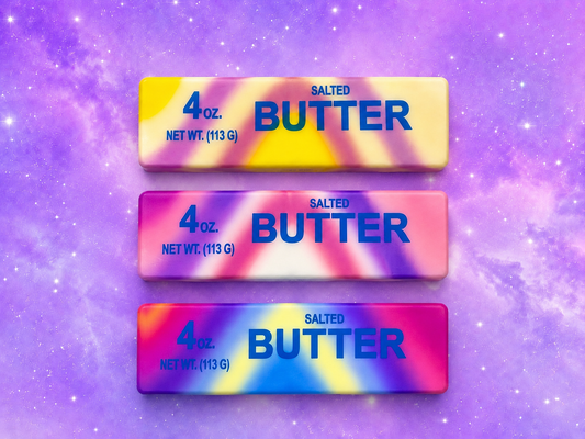 Slow Rise Small Rainbow Butter